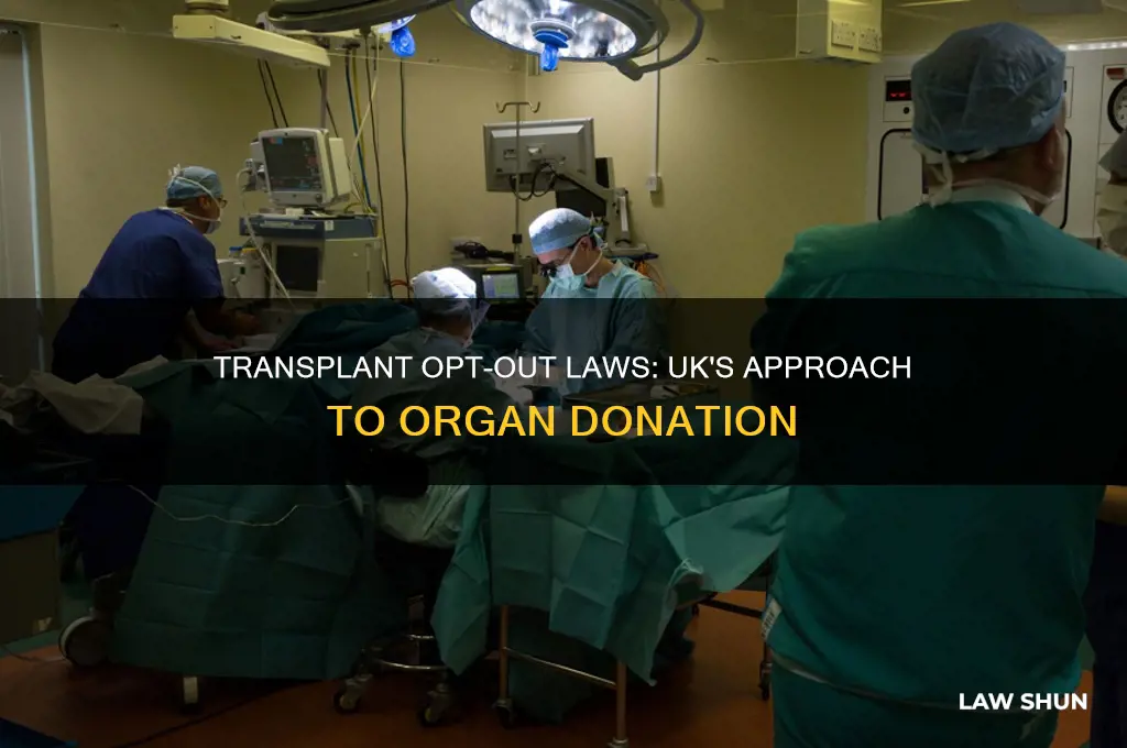 does the uk have organ transplant opt-out laws