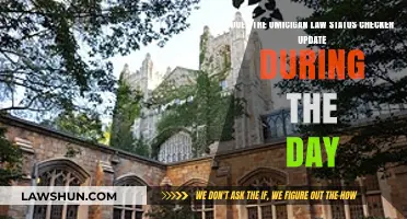 Michigan Law Status Checker: Does It Update Throughout the Day?
