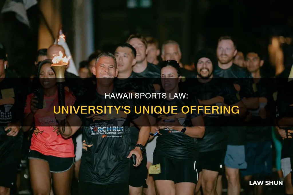does the university of hawaii have sports law