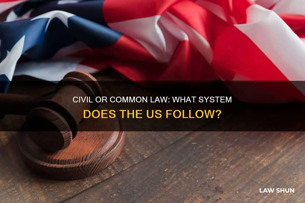 does the us follow common law or civil law