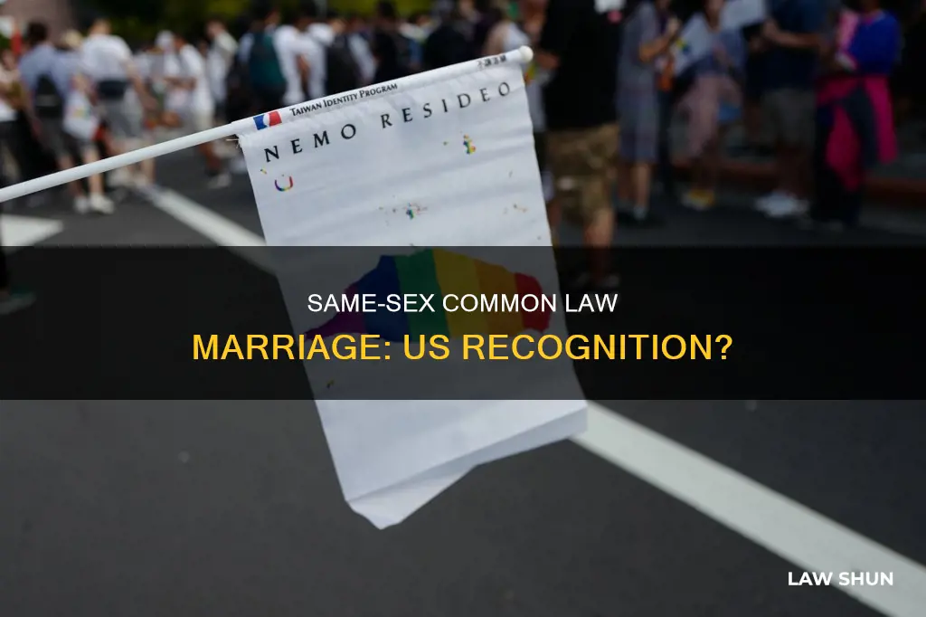 does the us recognize common law same sex marriage