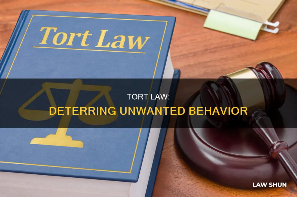 does tort law deter anti social conduct