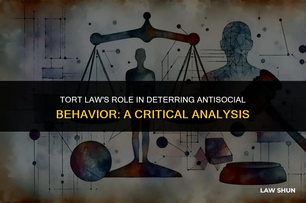 does tort law deter antisocial conduct