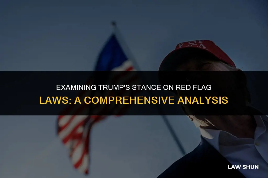 does trump support red flag law