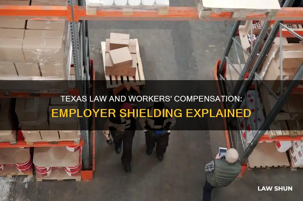 does tx law shield employers if they provide workers compensation