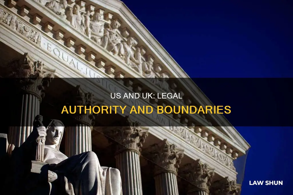 does uk laws have authority over the us