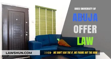 Abuja University: Law Degree Availability and Details