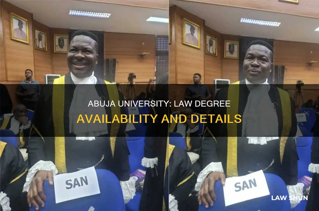 does university of abuja offer law