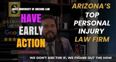 Early Action at University of Arizona Law: Available Options