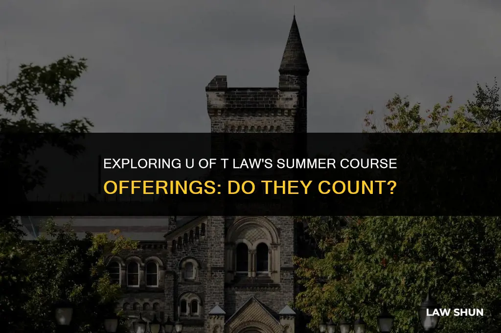 does uoft law count summer courses