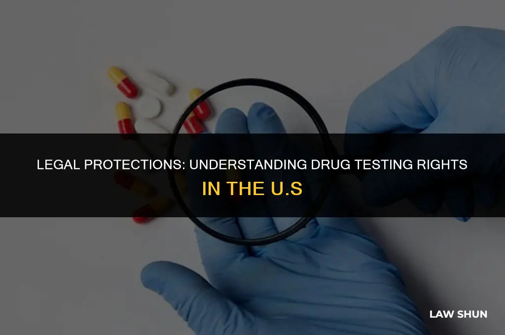 does us law shield drug test