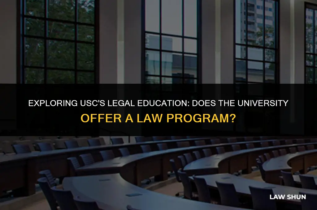 does usc have a law program