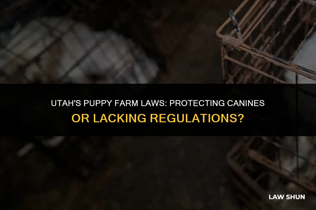 does utah have puppy farm laws