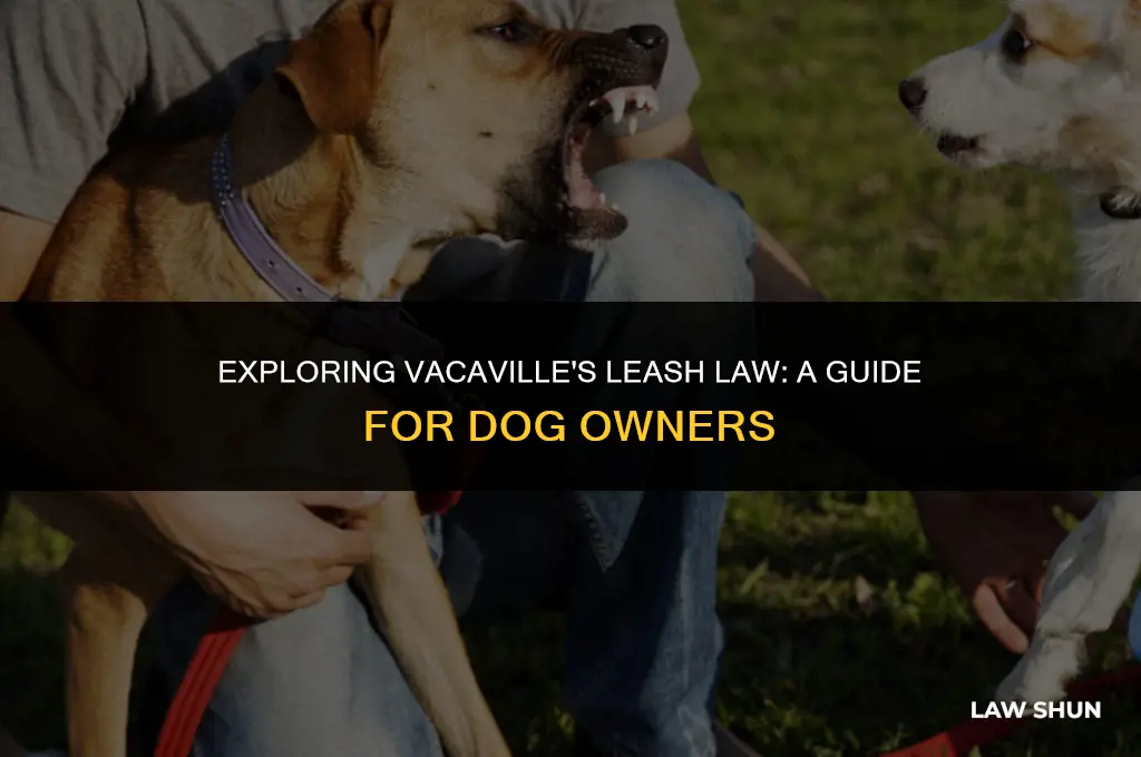 does vacaville have a leash law