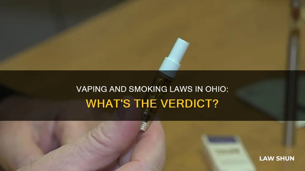 does vaping apply to no smoking law in ohio