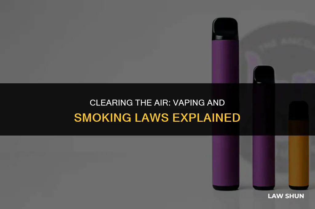 does vaping fall under smoking laws