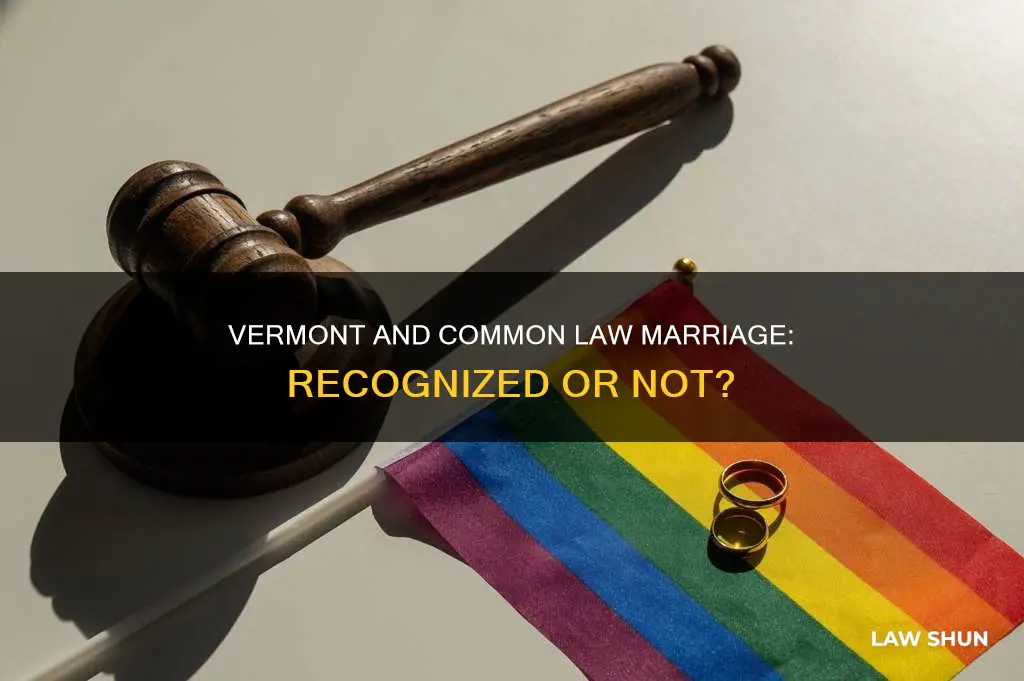 does vermont have common law marriage