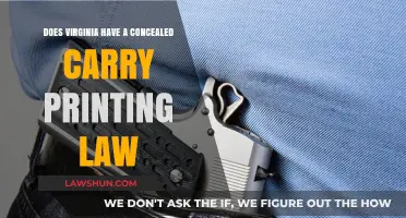 Virginia's Concealed Carry Printing Law: What You Need to Know