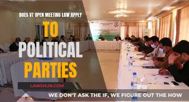 Political Parties and VT Open Meeting Law: Who's Included?