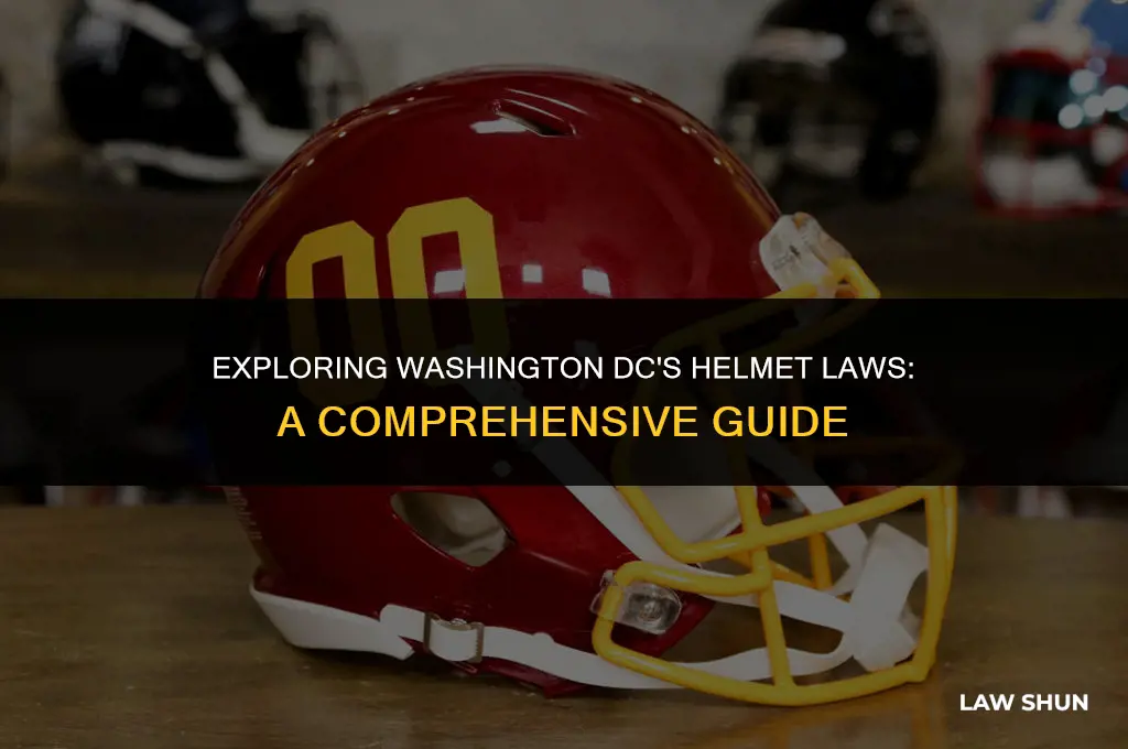does washington dc have helmet laws