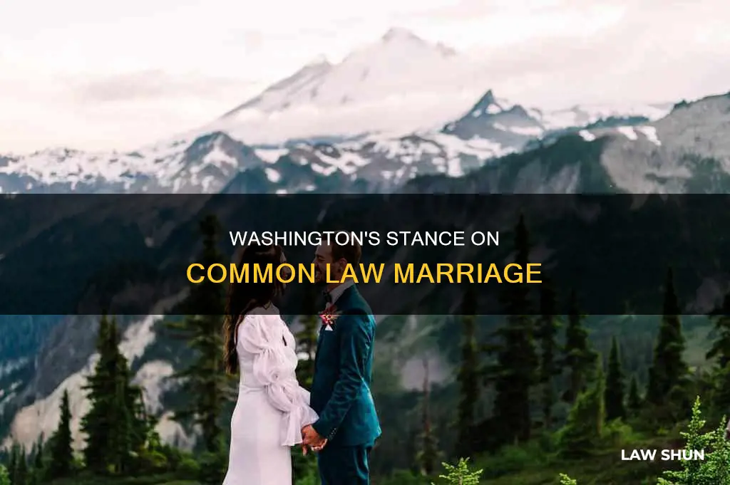 does washington recognize a common law marriage