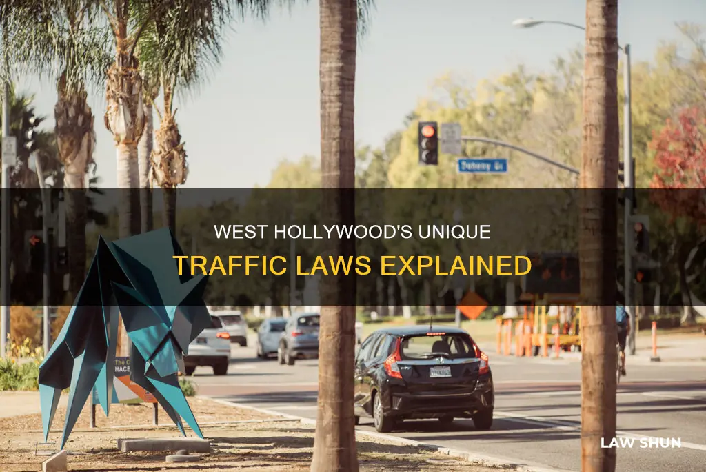 does west hollywood have different traffic laws