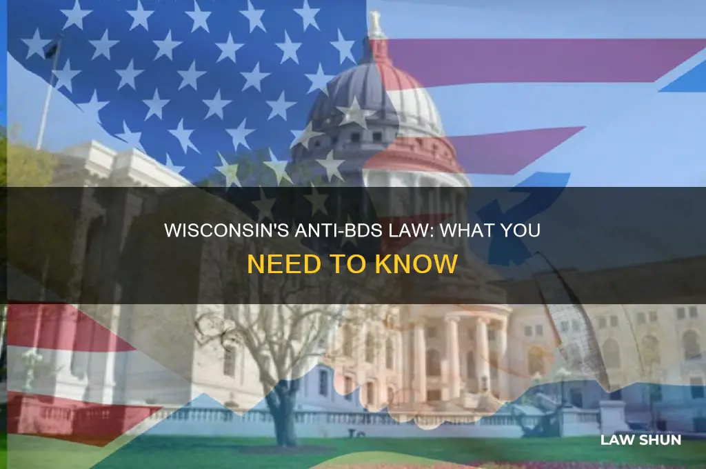 does wisconsin have an anti bds law