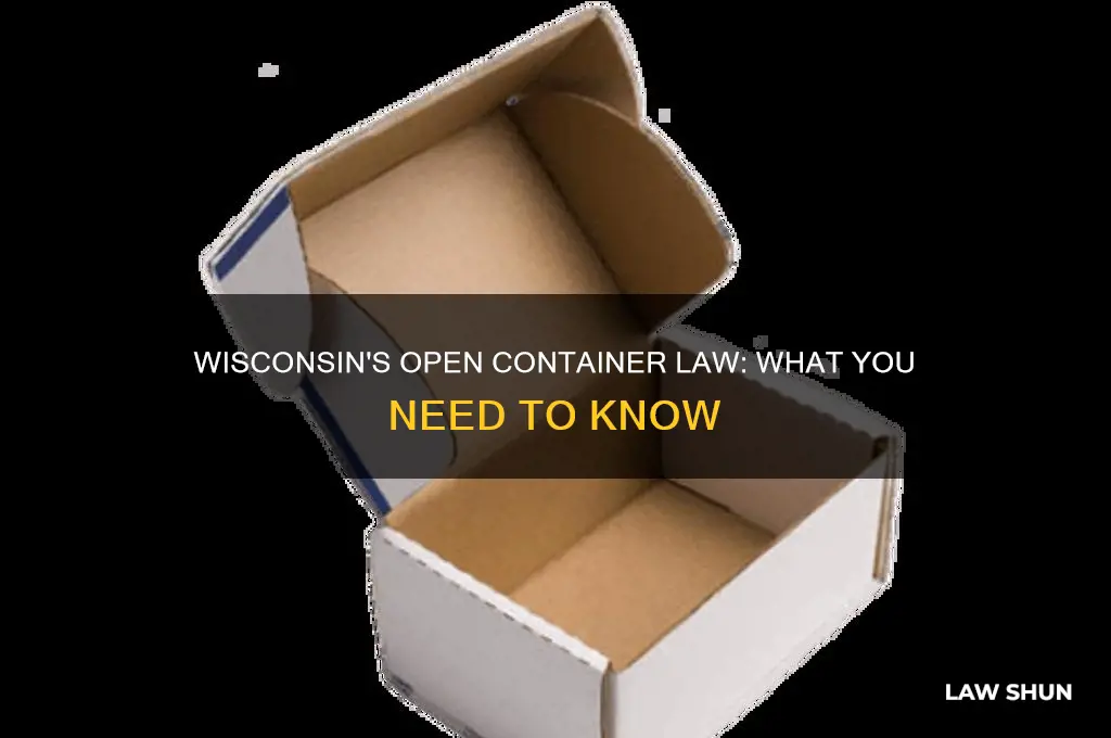 does wisconsin have an open container law