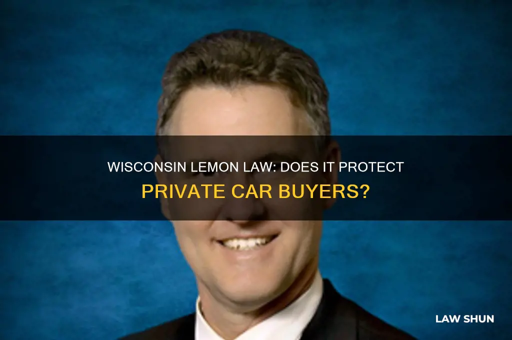 does wisconsin lemon law cover private transactions