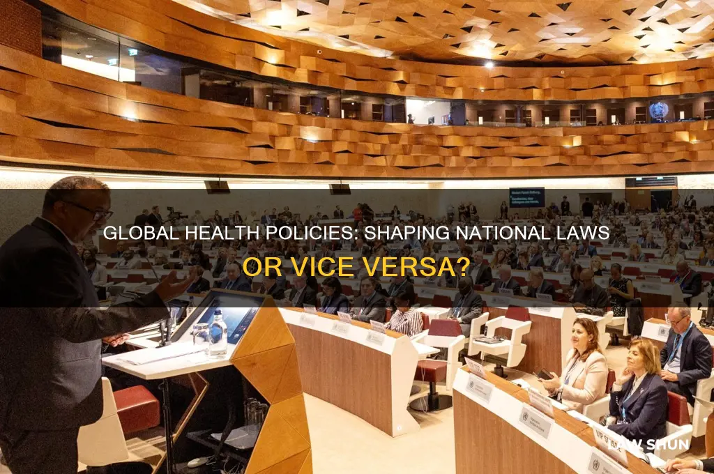 does world health decisions decide countries laws