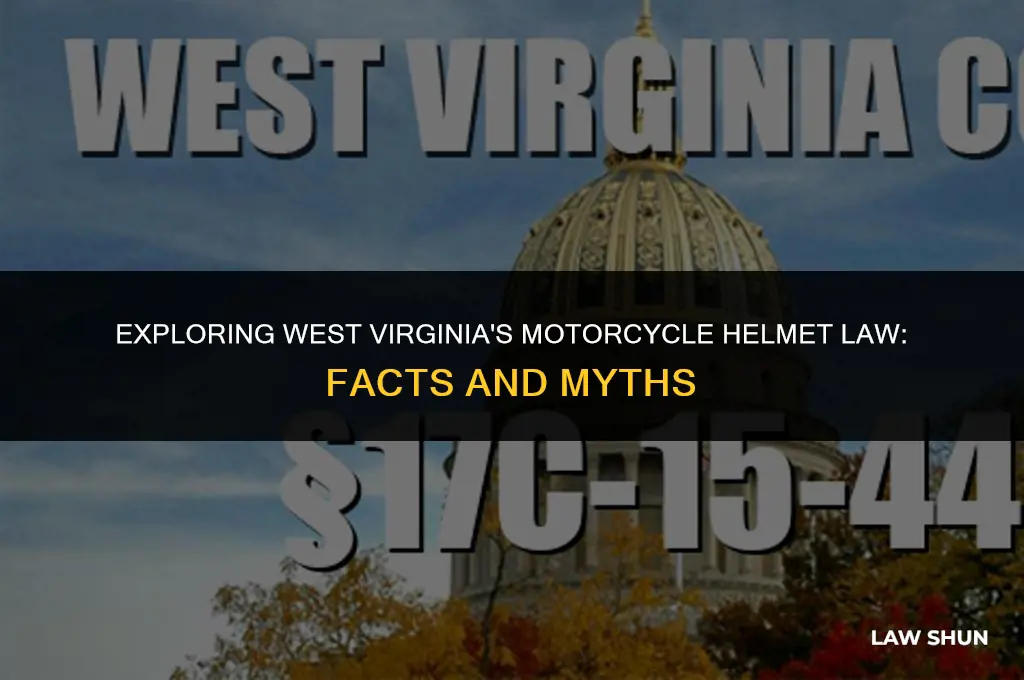 does wv have a helmet law