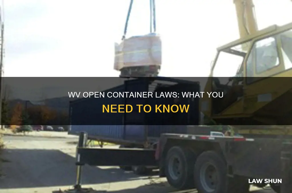 does wv have open container law
