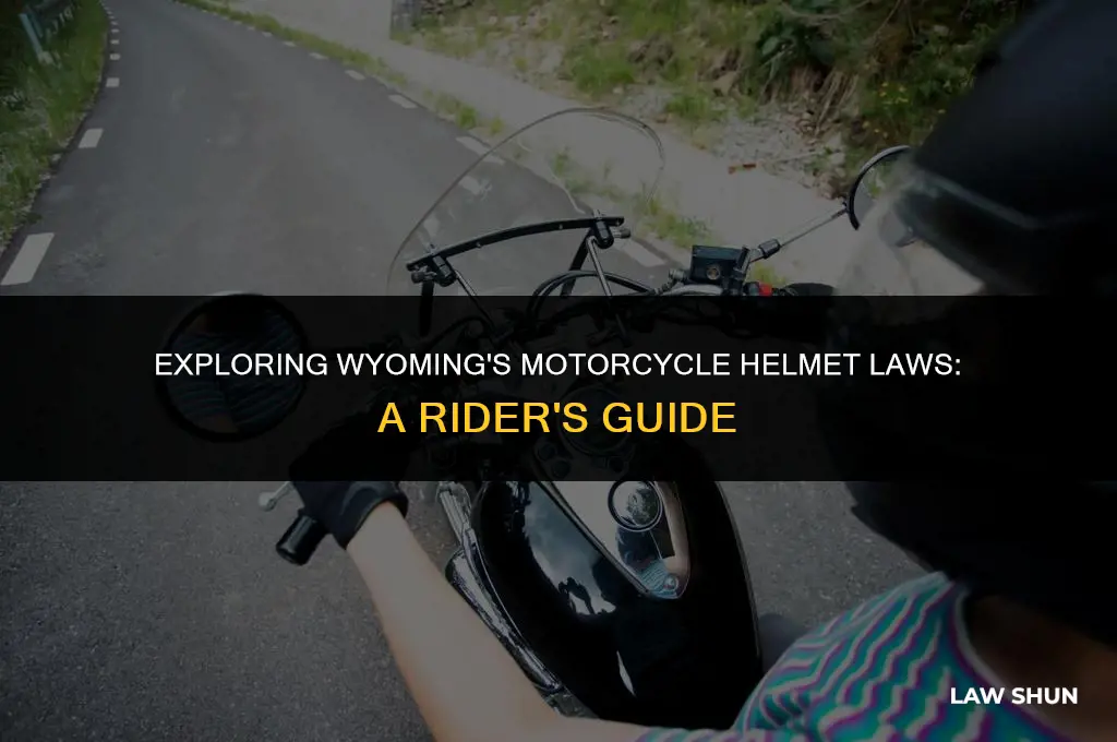 does wyoming have a helmet law