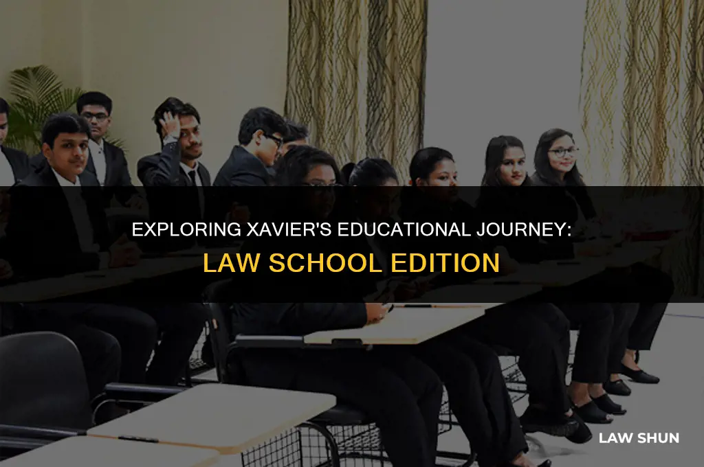 does xavier have a law schoo