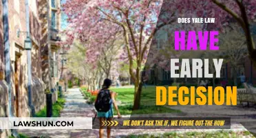 Exploring Yale Law School's Early Decision Options