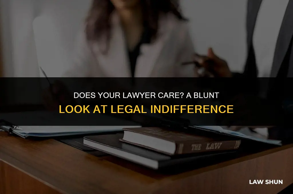 does your lawer give a shit