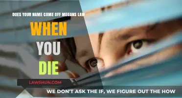 Megan's Law Registry: What Happens to Your Name After Death?