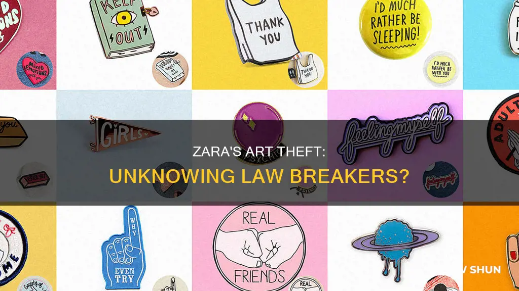 does zara know they are breaking the law stealing artwokr