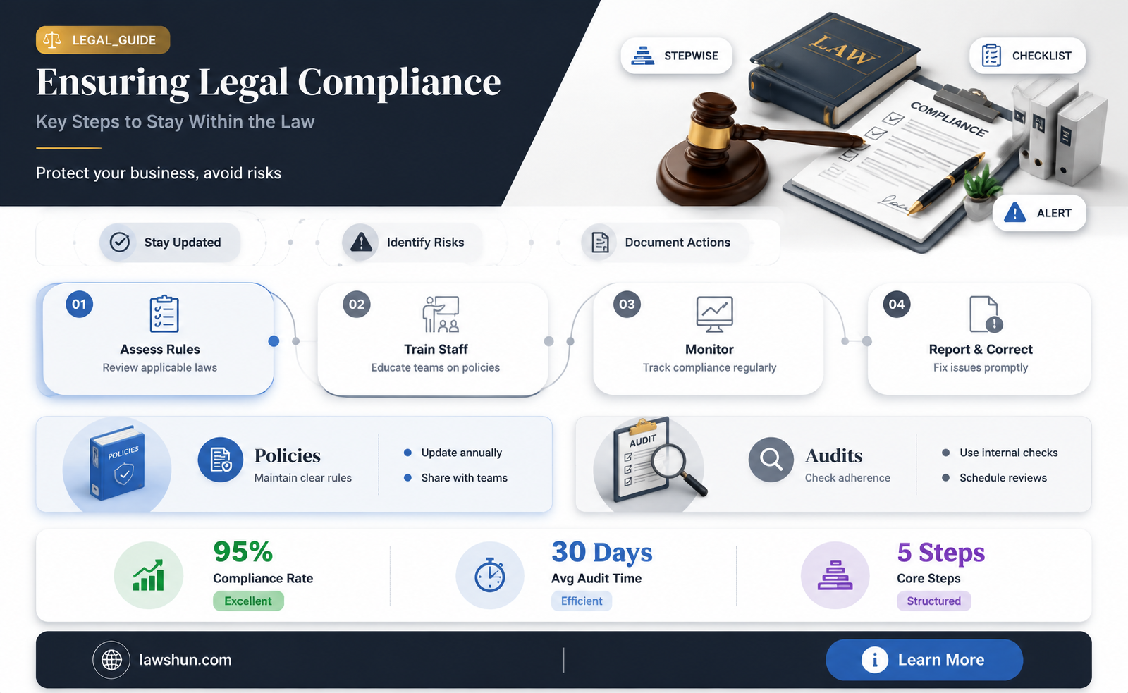are in compliance with the law