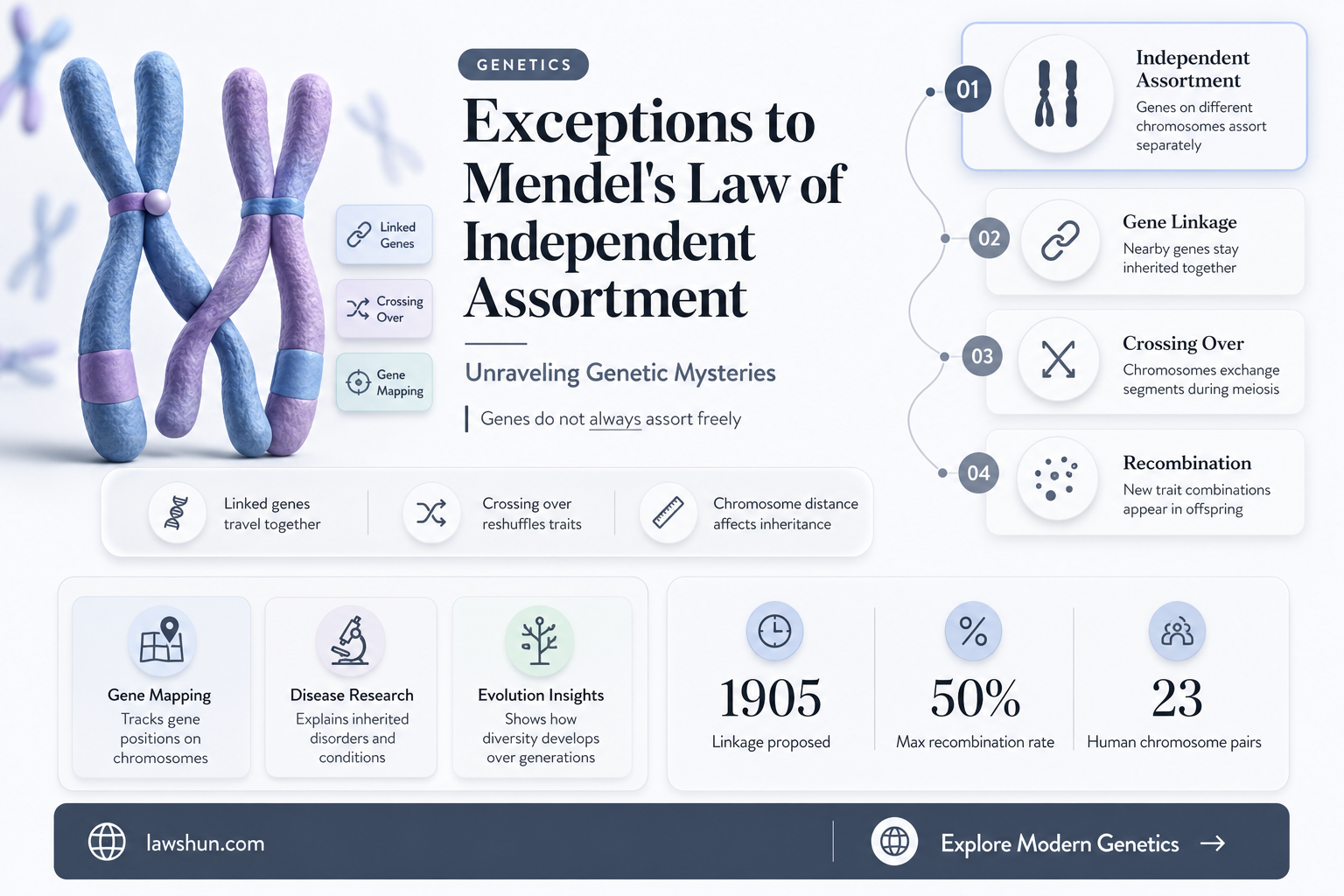 are there any exceptions to mendel