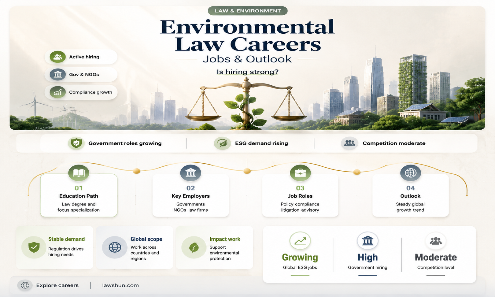 are there jobs in environmental law