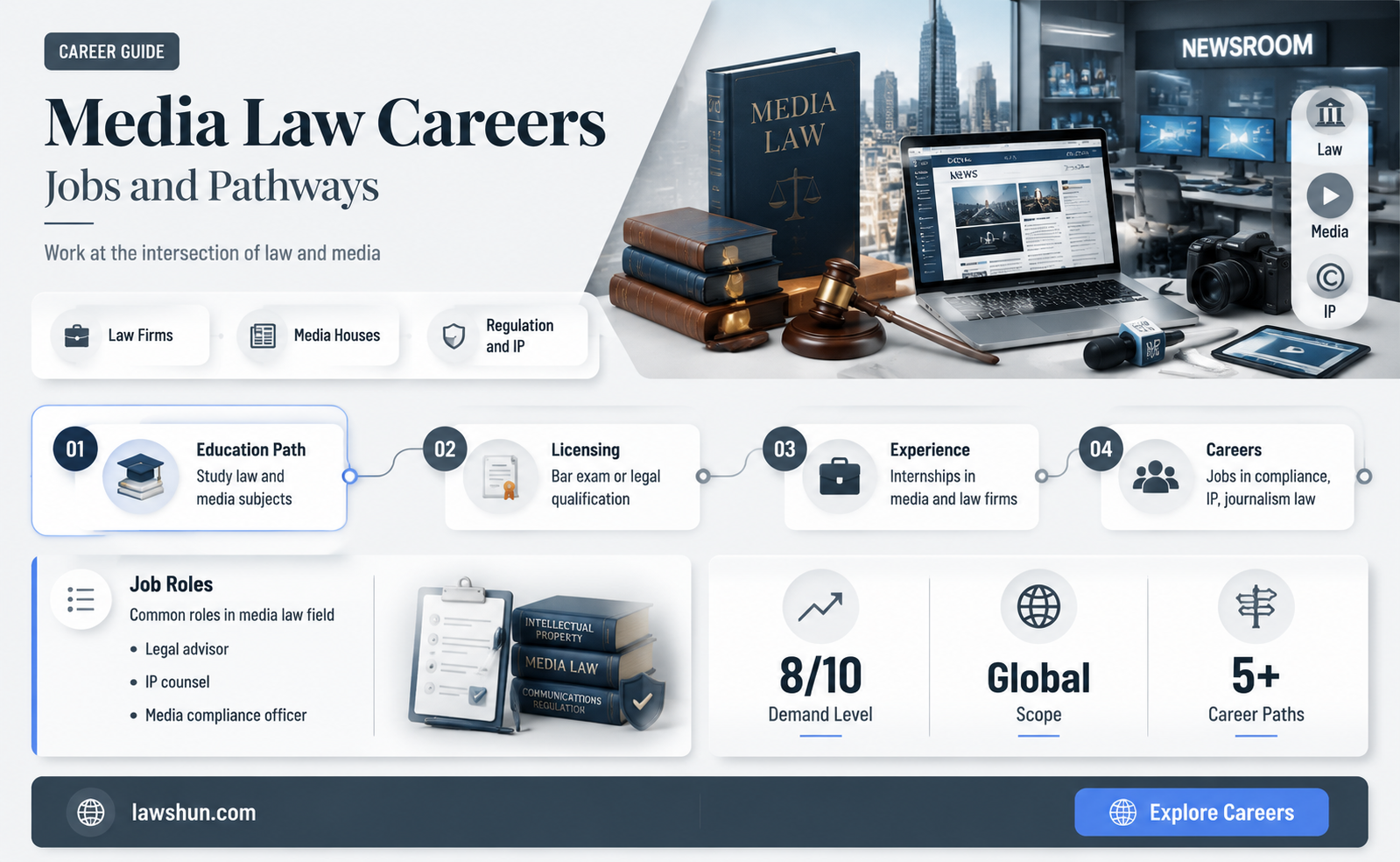 are there jobs in media law