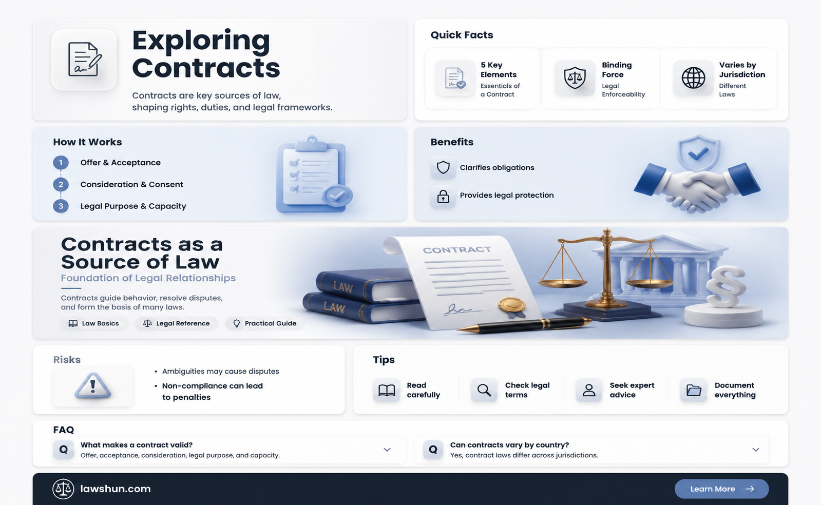 are contracts a source of law