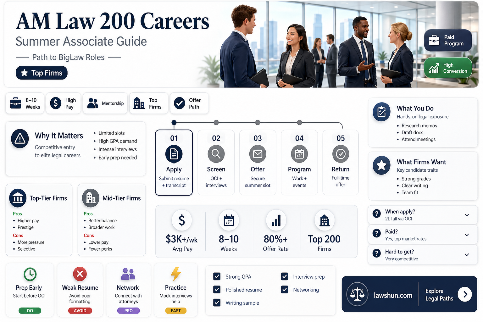 am law 200 summer associate program