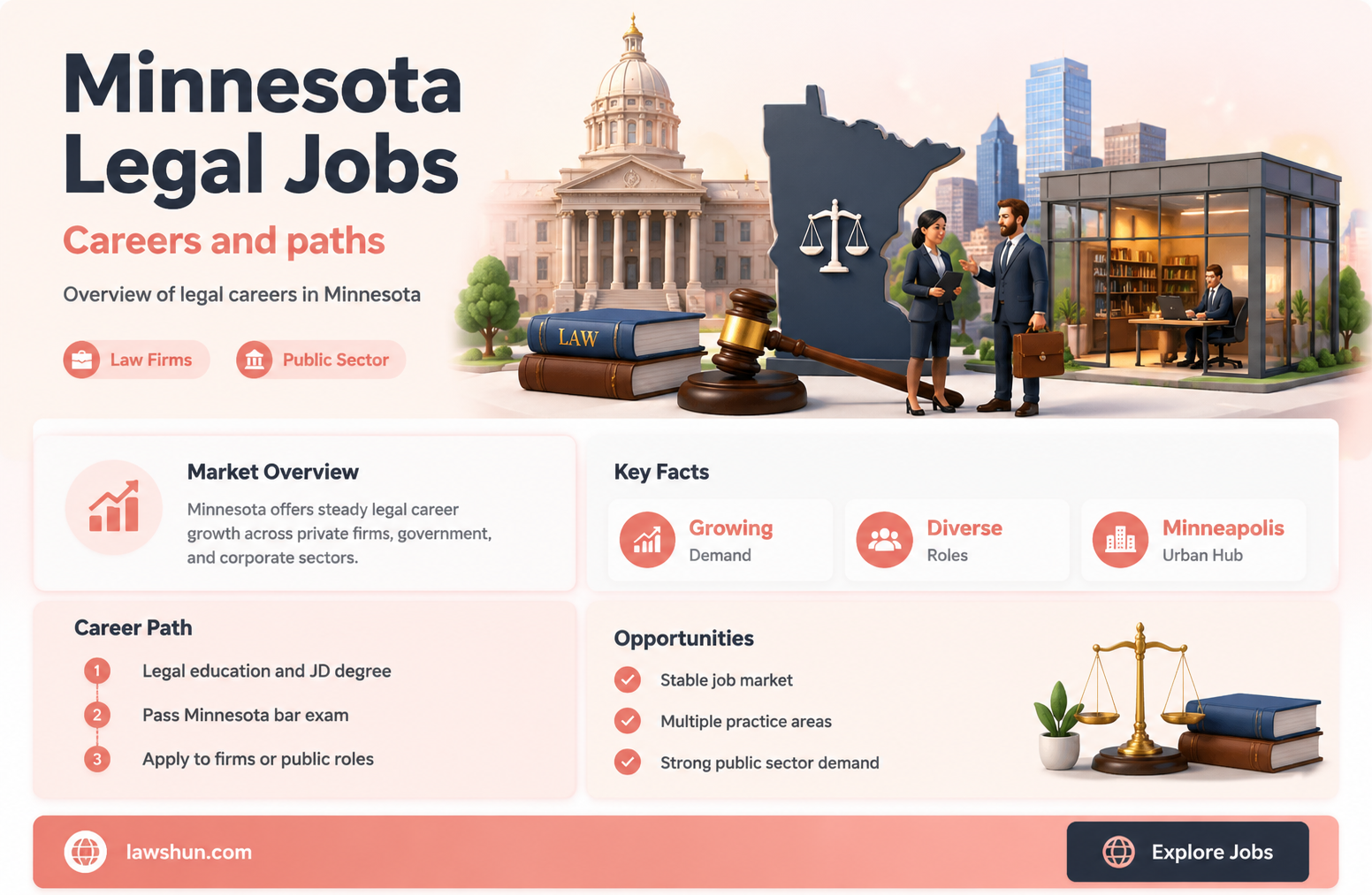 are there law jobs in minnesota