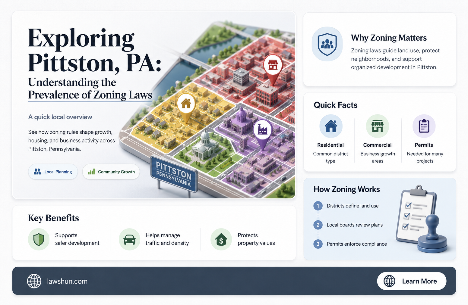 are there a lot of zoning laws in pittston pa