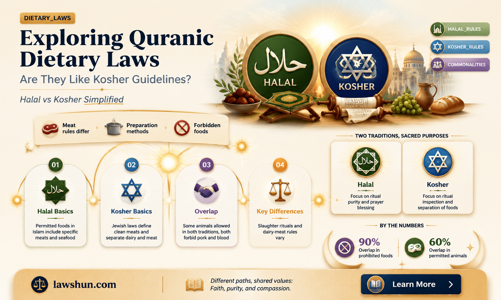 are kosher food laws in quran