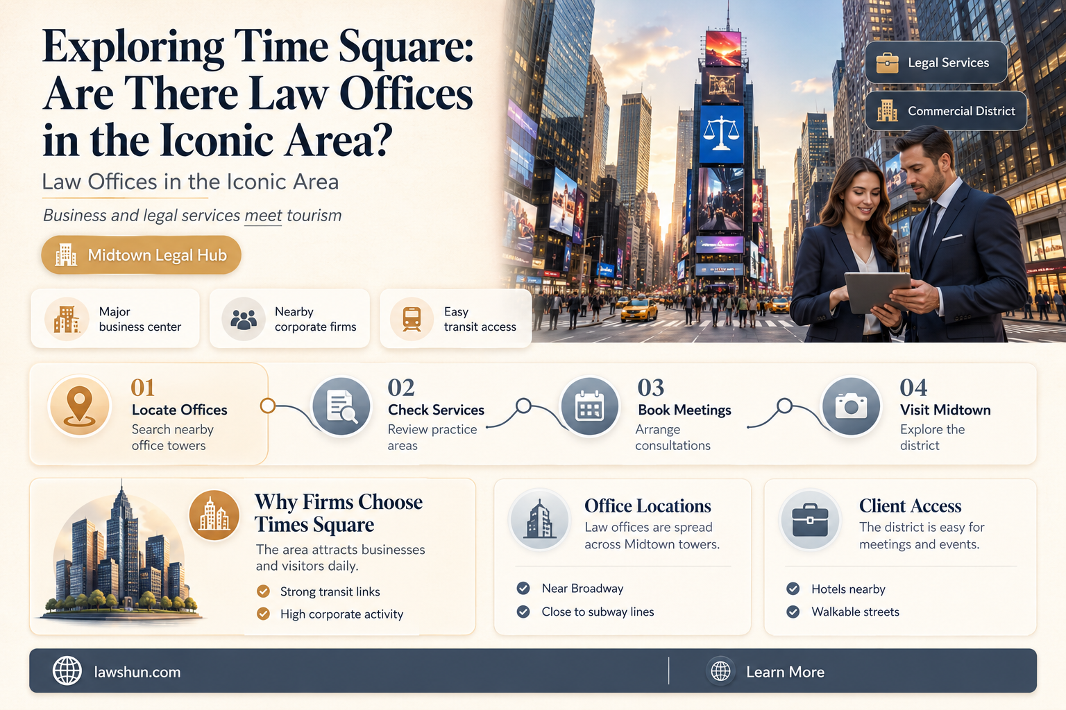 are there any law offices in time square