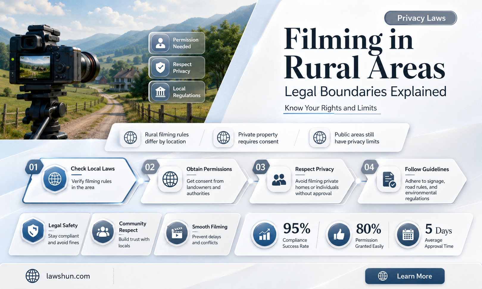 are there any laws against filming out in the country
