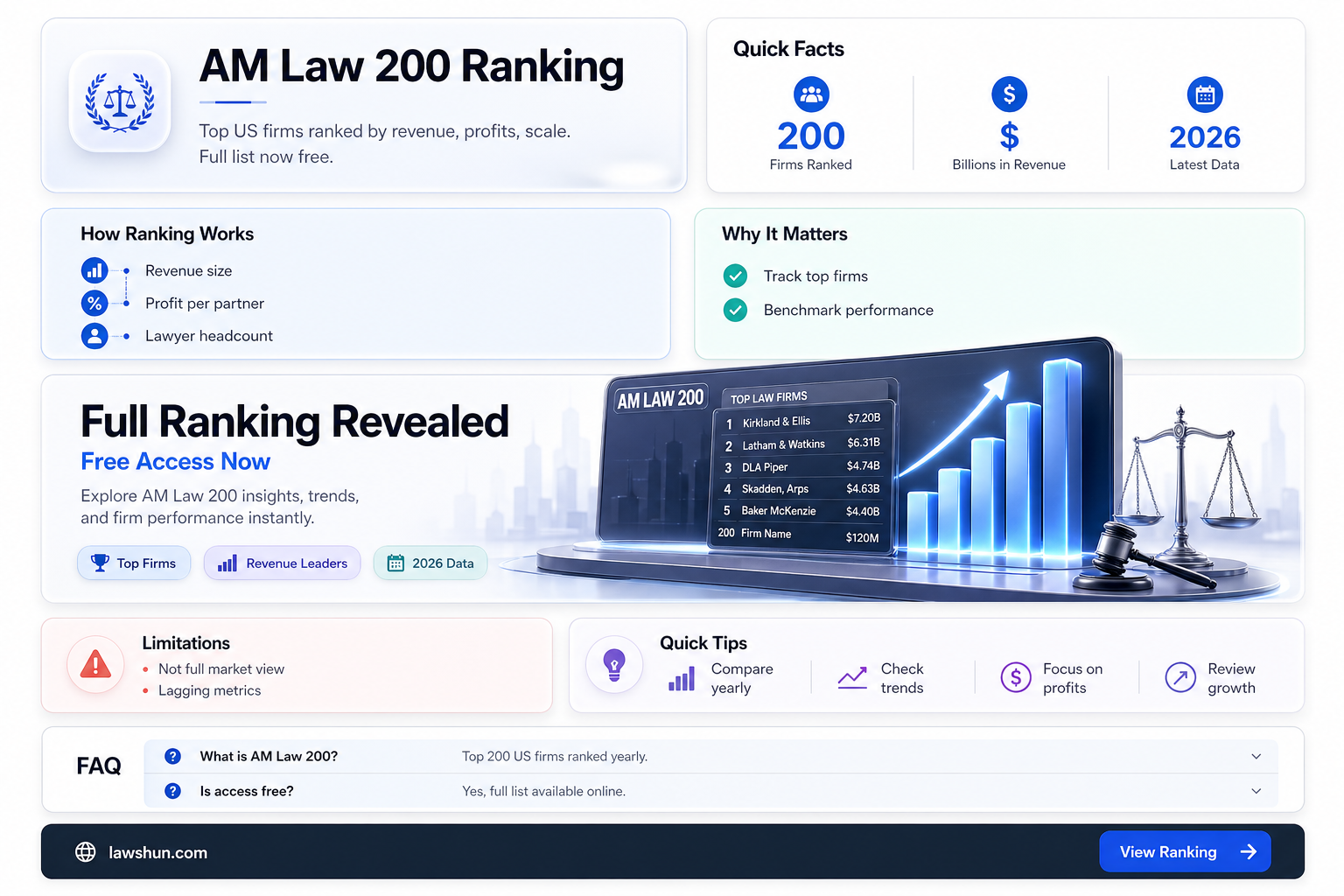 am law 200 full ranking free